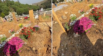 Mezarlıkta bir garip olay! 'Baba duyuyorsan işaret gönder' dedi, sonrasında olanlar inanılmaz