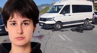 Minibüsle motosikletin çarpıştığı kazada üniversiteli Yağnur hayatını kaybetti