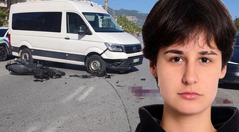 Minibüsle motosikletin çarpıştığı kazada üniversiteli Yağnur hayatını kaybetti