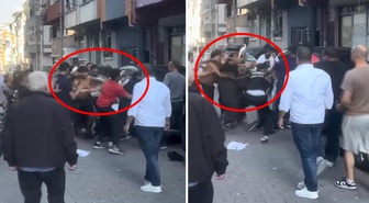 Sevgilisinin evli olduğunu öğrenen kadın, tornavidayla dehşet saçtı! O anlar kamerada