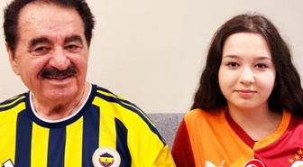 İbrahim Tatlıses derbiyi kızı Elif Ada’yla izledi