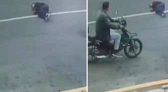 Otomobilin öğrenciye çarptığı kaza kamerada
