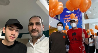 Uyumlu 3 donör vazgeçti, babasının iliğiyle hayata tutundu! Lösemiyi yenen Celal'in yeni hedefi tıp