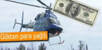 Helikopterden Para Yağdırdı, 2 Kişi Yaralandı