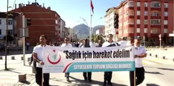 Seydişehir'de Sağlık Yürüyüşü Düzenlendi