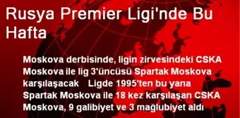 Rusya Premier Ligi'nde Bu Hafta