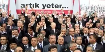 MHP Lideri Bahçeli 220 Belediye Başkan Adayını Tanıttı