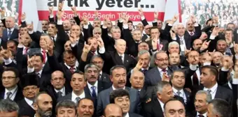 MHP Lideri Bahçeli 220 Belediye Başkan Adayını Tanıttı