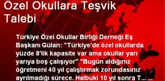 Özel Okullara Teşvik Talebi