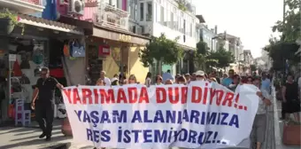 Çeşmeliler'den RES Protestosu