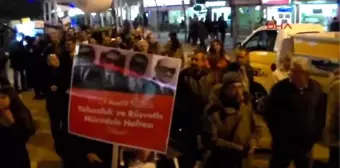 Uşak'ta '17 Aralık' Yürüyüşle Protesto Edildi