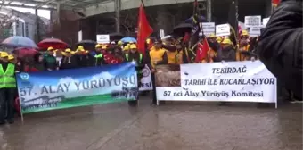 Tekirdağ'da 57. Alay Yürüyüşü