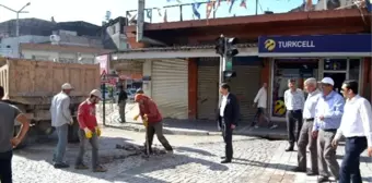 Kanatlı Caddesi Yol Yapımına Başlandı