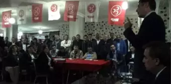 MHP Iğdır Milletvekili Sinan Ogan MHP Kars Milletvekili Adayı Gökçek'e Destek İçin Kars'ta