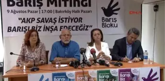 Barış Bloku'ndan 'Barış Mitingi' Açıklaması