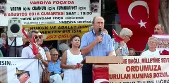 Foça'da, 'Sessiz Çığlık' Eyleminin 148'incisi Gerçekleştirildi