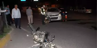 Adıyaman'da Motosiklet ile Otomobil Çarpıştı: 1 Yaralı