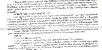 Cizre'de 3 Mahalledeki 93 Sandığın Yerleri Değiştirildi