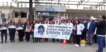 Samsun'da Kadın Doktorun Öldürülmesi Manisa'da Protesto Edildi