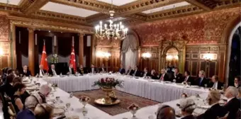 Erdoğan, Aziz Sancar ve ABD'li Kanaat Önderleri ile Akşam Yemeği Yedi