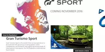 Ps4 Gran Turismo Sport Yarışları 15 Kasım'da