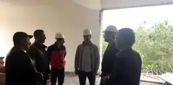 Arpaçay'da 24 Derslikli Okul ve Yurt İnşaatının Yapımı Devam Ediyor