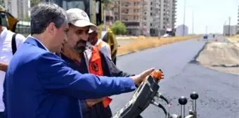 Eş Başkan Anlı Asfalt ve Yeni Yol Çalışmalarını Denetledi