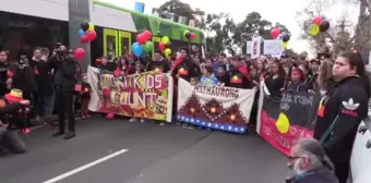 Avustralya'da Aborjinler Hakları İçin Yürüdü - Melbourne