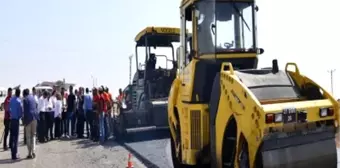 Eş Başkanlar Asfalt Çalışmalarını Denetledi