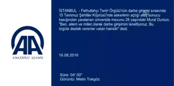 Terör Örgütüne Destek Verenler Vatan Hainidir'