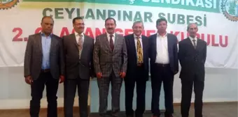 Öz Orman-İş Ceylanpınar Şubesinin Yeni Başkanı Mustafa Akgeyik Oldu