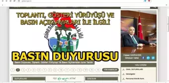 Giresun Valiliği'nden 3 Eski Milletvekilinin Eylemi İçin 'Yasal Değil' Açıklaması