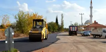 Döşemealtı Yağca'da sıcak asfalt çalışması