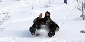 Küre'de Geleneksel Hızlı Kızak Yarışları Düzenlendi