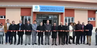 Büyükşehir Belediyesi Hayrabolu Atatürk Spor Salonu Tekirdağ Valiliğine Teslim Edildi