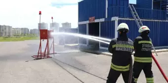 Belediye Personellerine İtfaiye Eğitimi