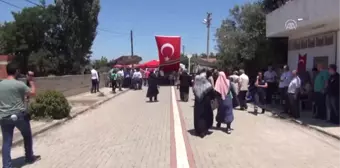 Sivas'taki Trafik Kazası - Şehit Jandarma Uzman Onbaşı Hamza Dede Son Yolculuğuna Uğurlandı