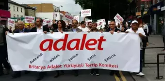 Londralı Türkler 'Adalet Yürüyüşü'nde (2)