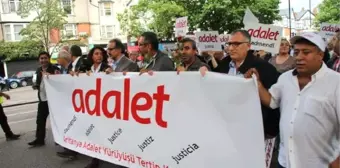 Londralı Türkler 'Adalet Yürüyüşü'nde (Ek Görüntüler)