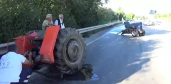 Traktör Ortadan İkiye Ayrıldı