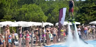 Dünya Starlarına Flyboard Öğretiyor