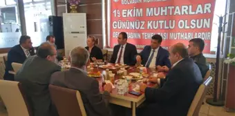 Bolvadin de Muhtarlar Günü Kutlandı