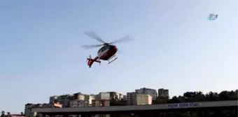 Ambulans Helikopter Minik Irmak İçin Rize'den Samsun'a Havalandı