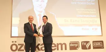 Başkan Kamil Saraçoğlu'na 'Yılın Belediye Başkanı' Ödülü