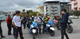 Organ Nakline Dikkat Çekmek Üzere Motosiklet Turu Yaptılar