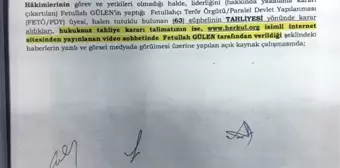 Fetö Lideri Gülen'in 2015'deki Tahliye Talimatının Delili Fevzi Yazıcı'dan Ele Geçirildi