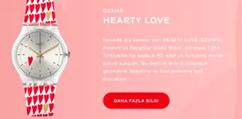 Sevgililer Gününe Özel Swatch, Hearty Love Yağmuru Yağacak