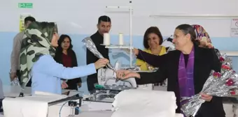 Başkan Akat'tan Tekstil Fabrikasında Çalışan Kadınlara Ziyaret