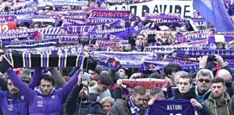 Fiorentina'nın Ölen Kaptanı Astori 'Tek Bir Kaptan Var' Sloganıyla Uğurlandı