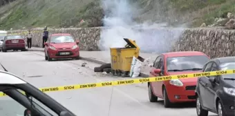 Çöp Konteynırı İçinden Saat Sesi Geliyor İhbarı Polisi Alarma Geçirdi